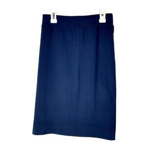 HARD TAIL Forever Pull On Pencil Skirt Navy XS NWOT